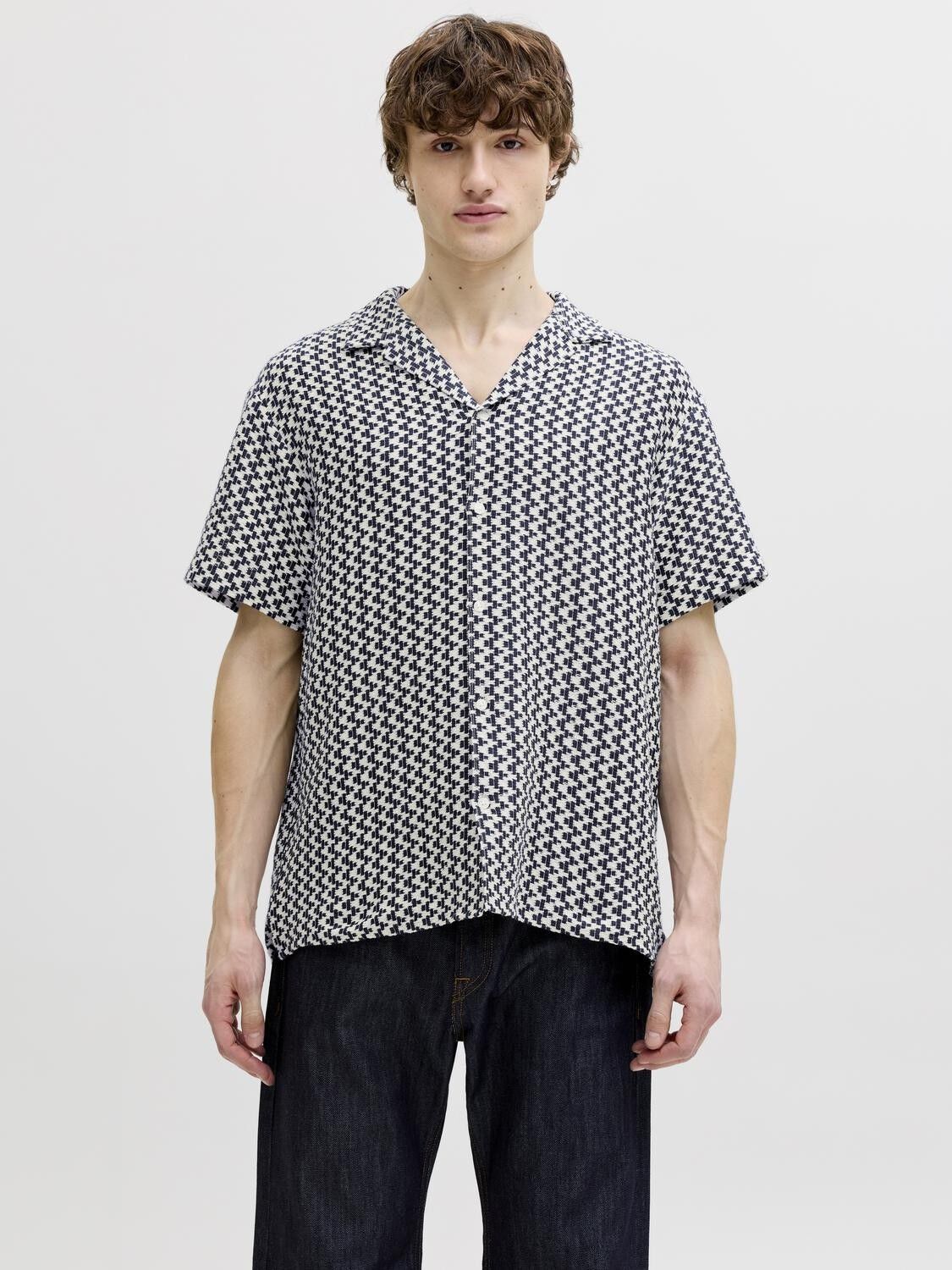 JORMONTAUK CROCHET SHIRT SS SA26 LN