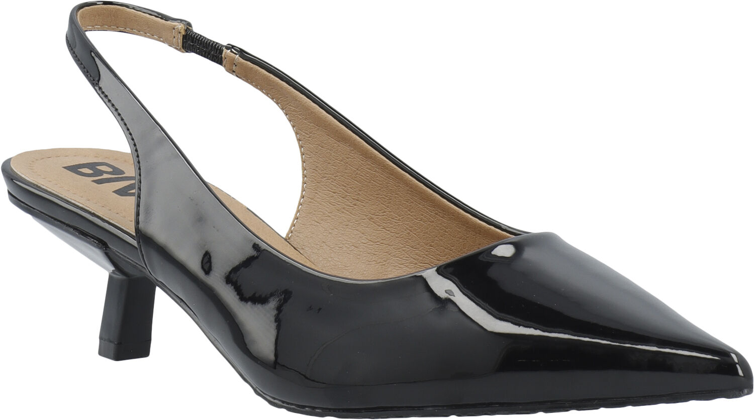 BIAKRISTIN Kitten Heel Slingback Patent