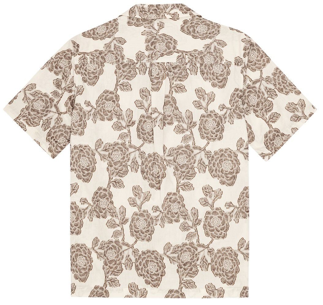 Lesley Flower Jacquard SS Shirt