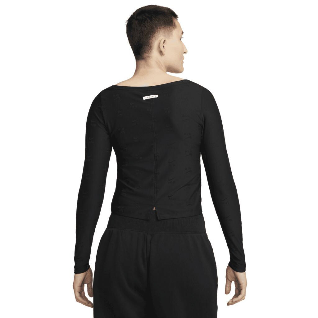 air printed long shirt