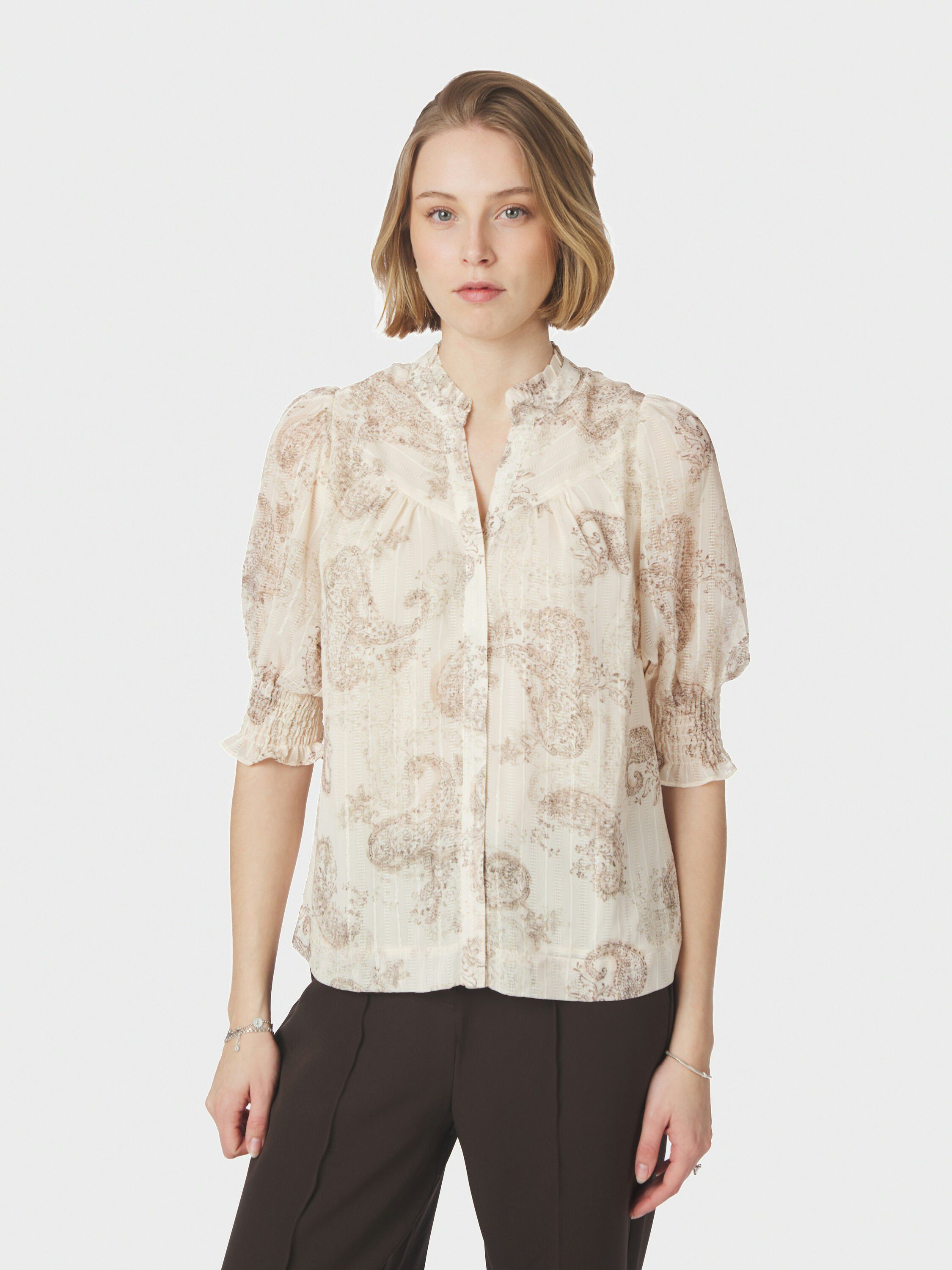 Diana Faded Paisley Blouse
