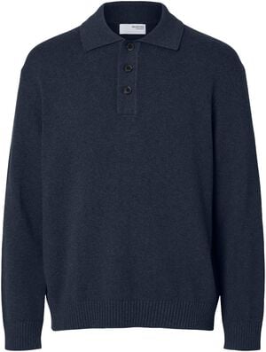SLHJAKOB LS KNIT RELAXED POLO