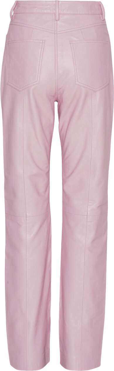 Leather Straight Pants