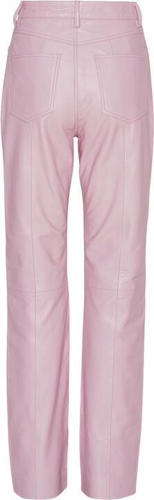 Leather Straight Pants