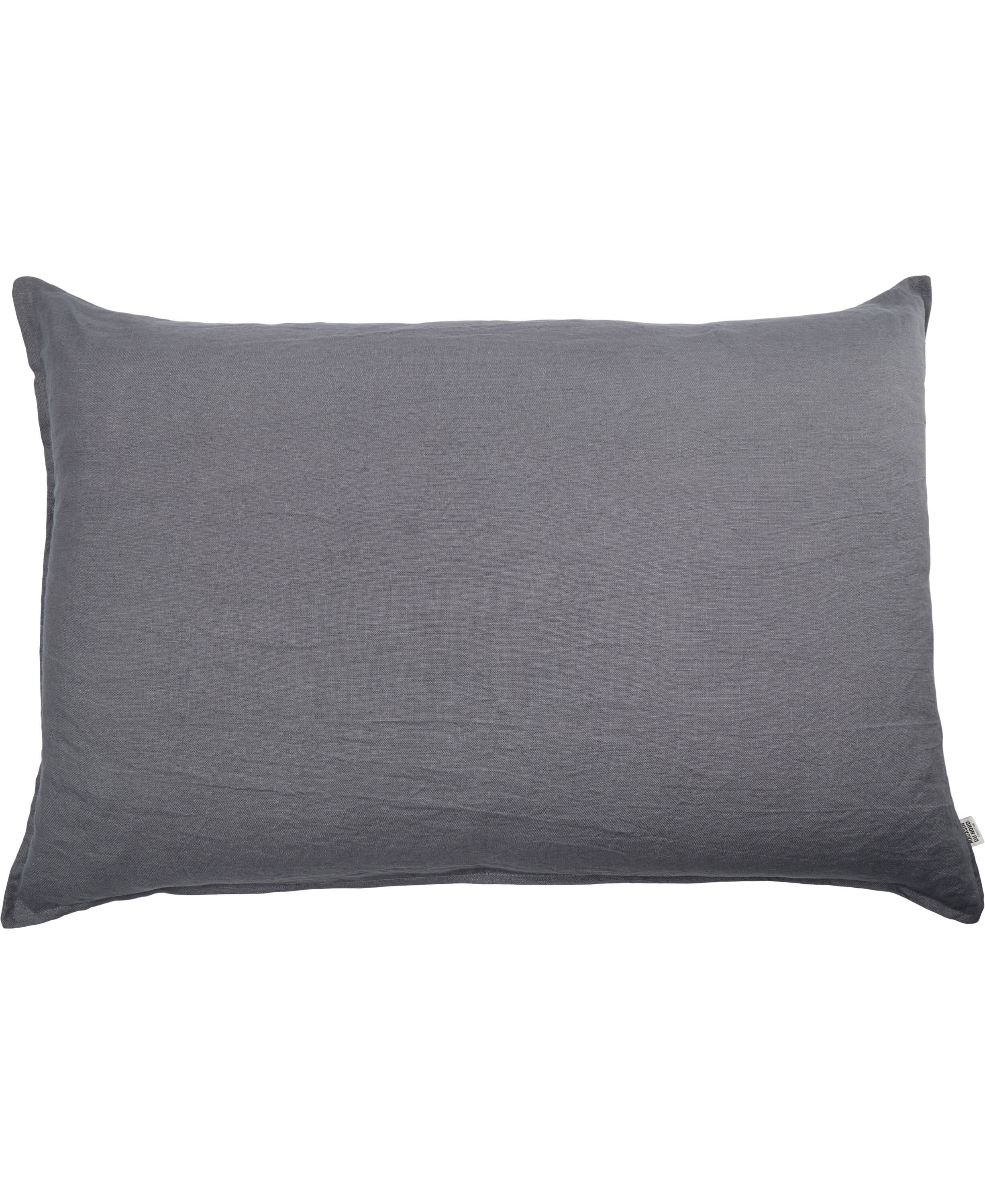 H&oslash;r stonewashed gavlpude 60x90 m&oslash;rkegr&aring;