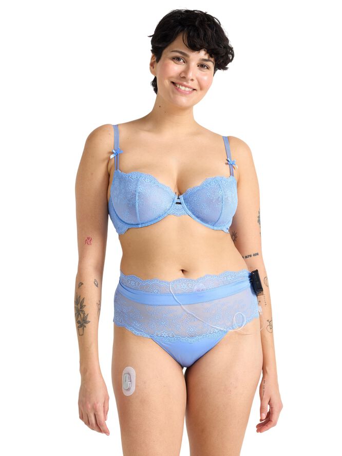 Brasilianske trusser med blonder