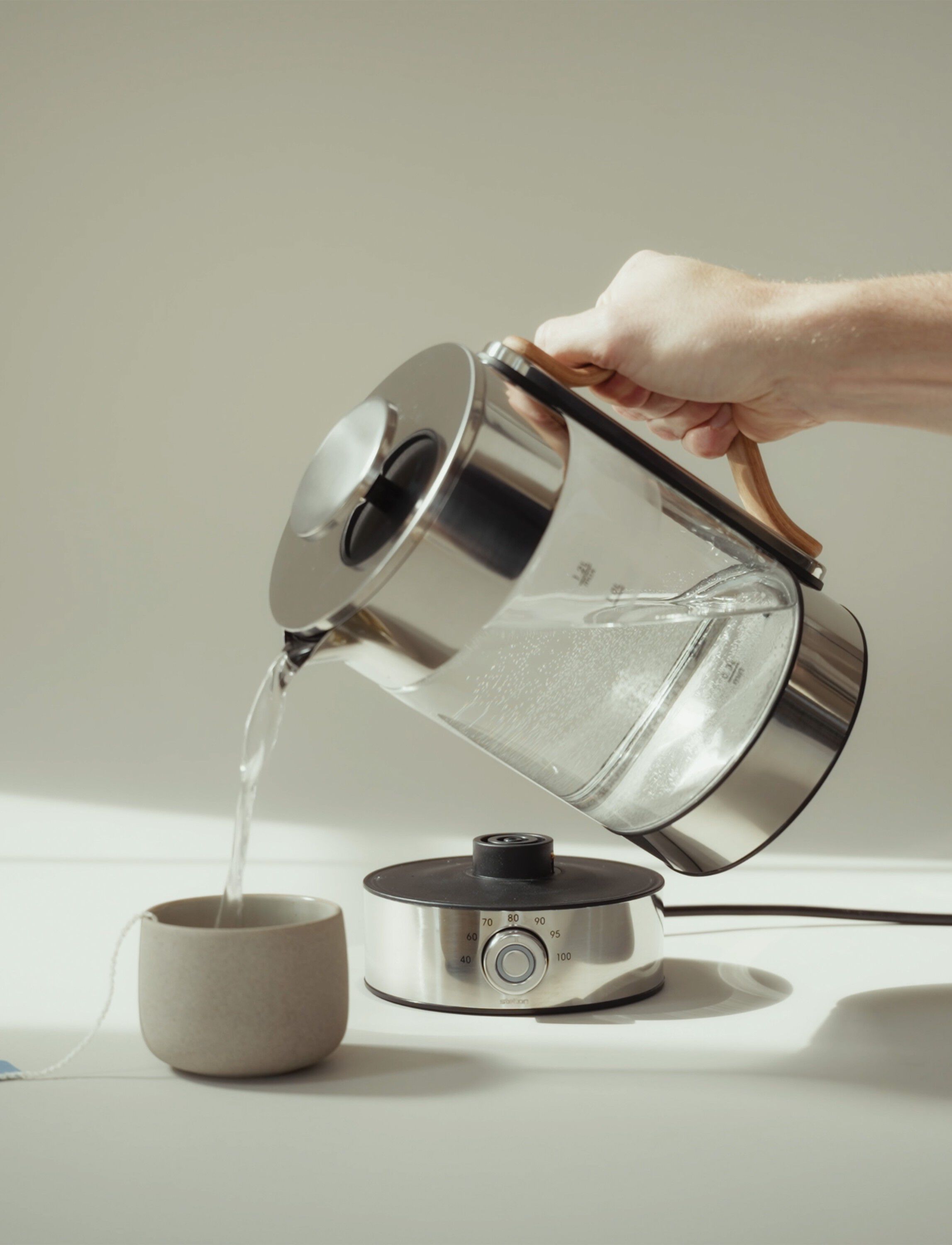 Emma elkedel (EU) 1.2 l. clear/steel
