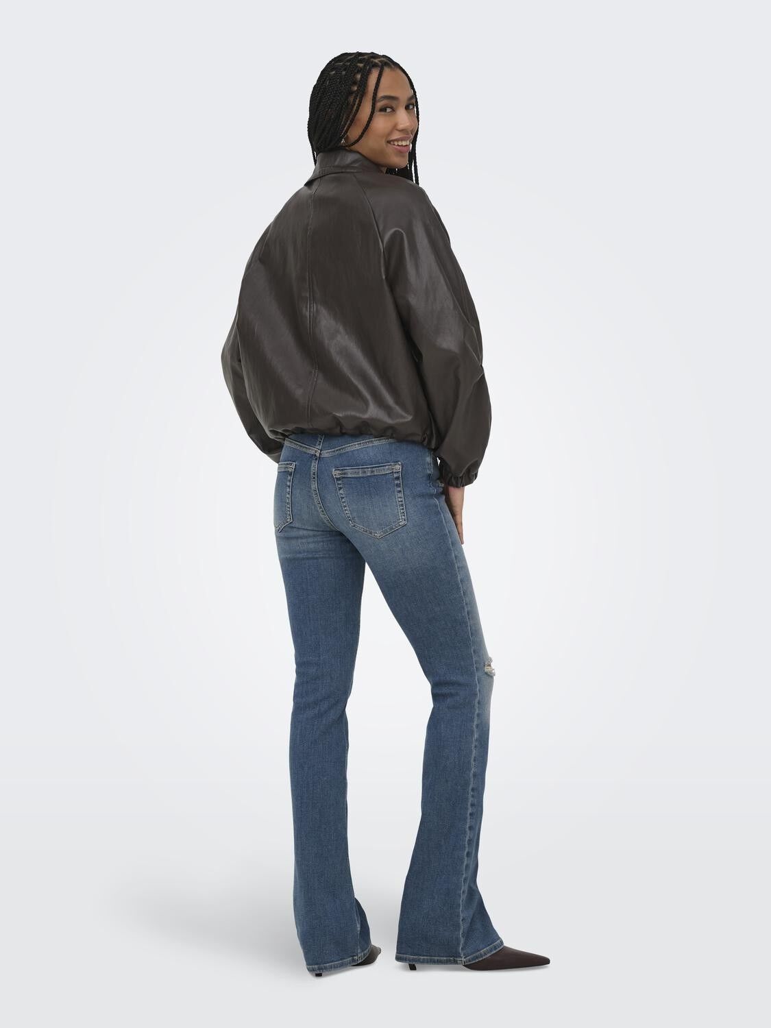 Onlmini Faux Leather Jacket Cc Otw