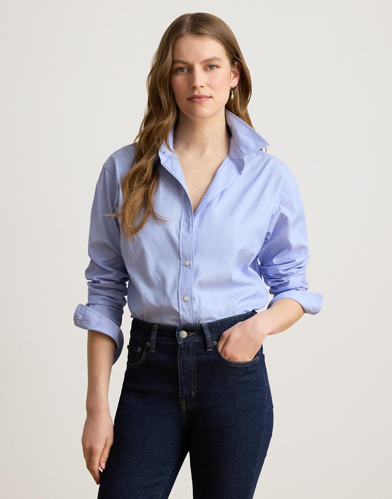 Y/D CTTN END ON END-WVN-SHIRT