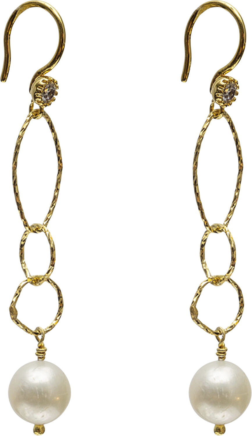 Cosmia Pearl Earrings - Gold