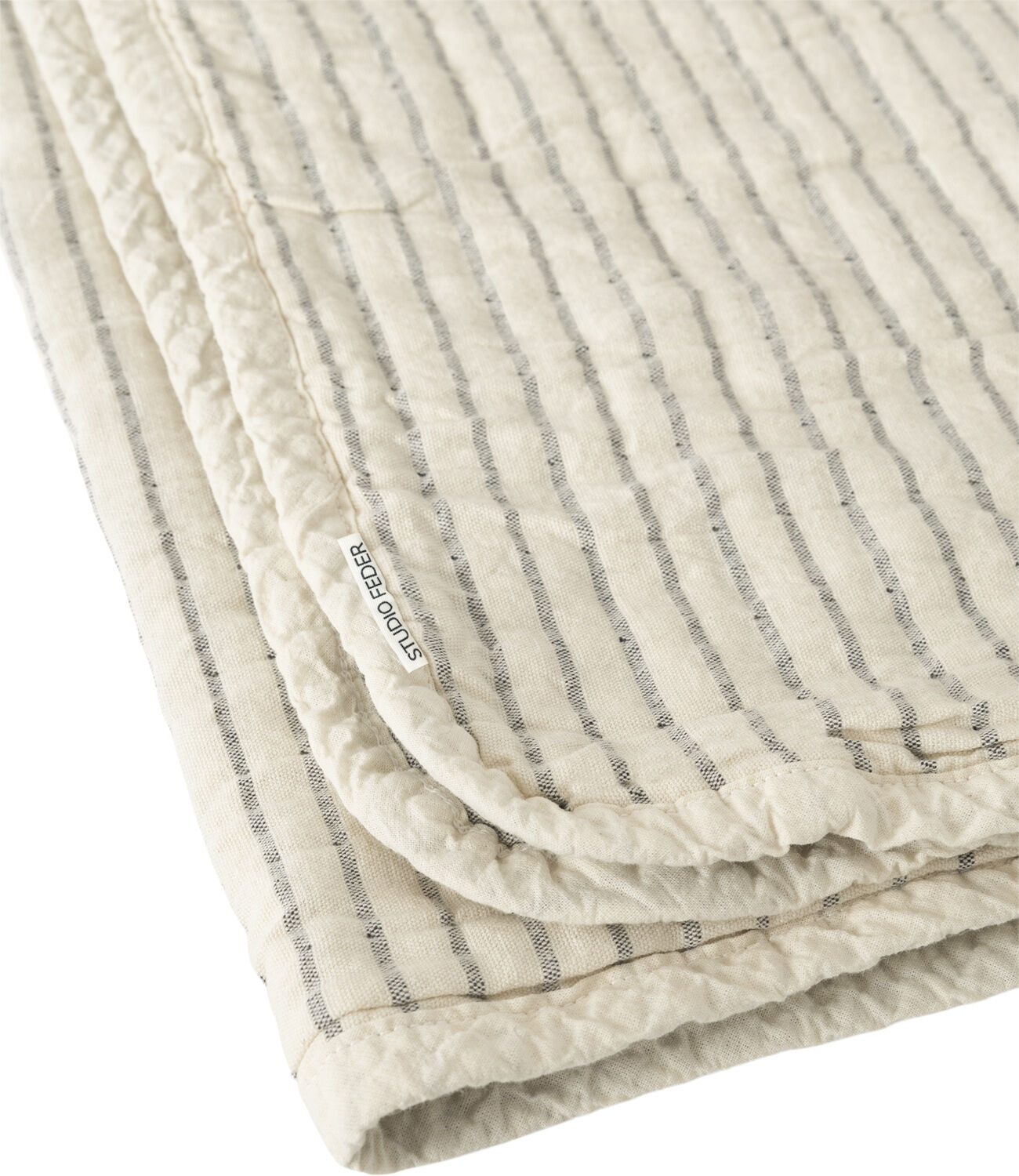 Faye Senget&aelig;ppe - Ivory Stripe