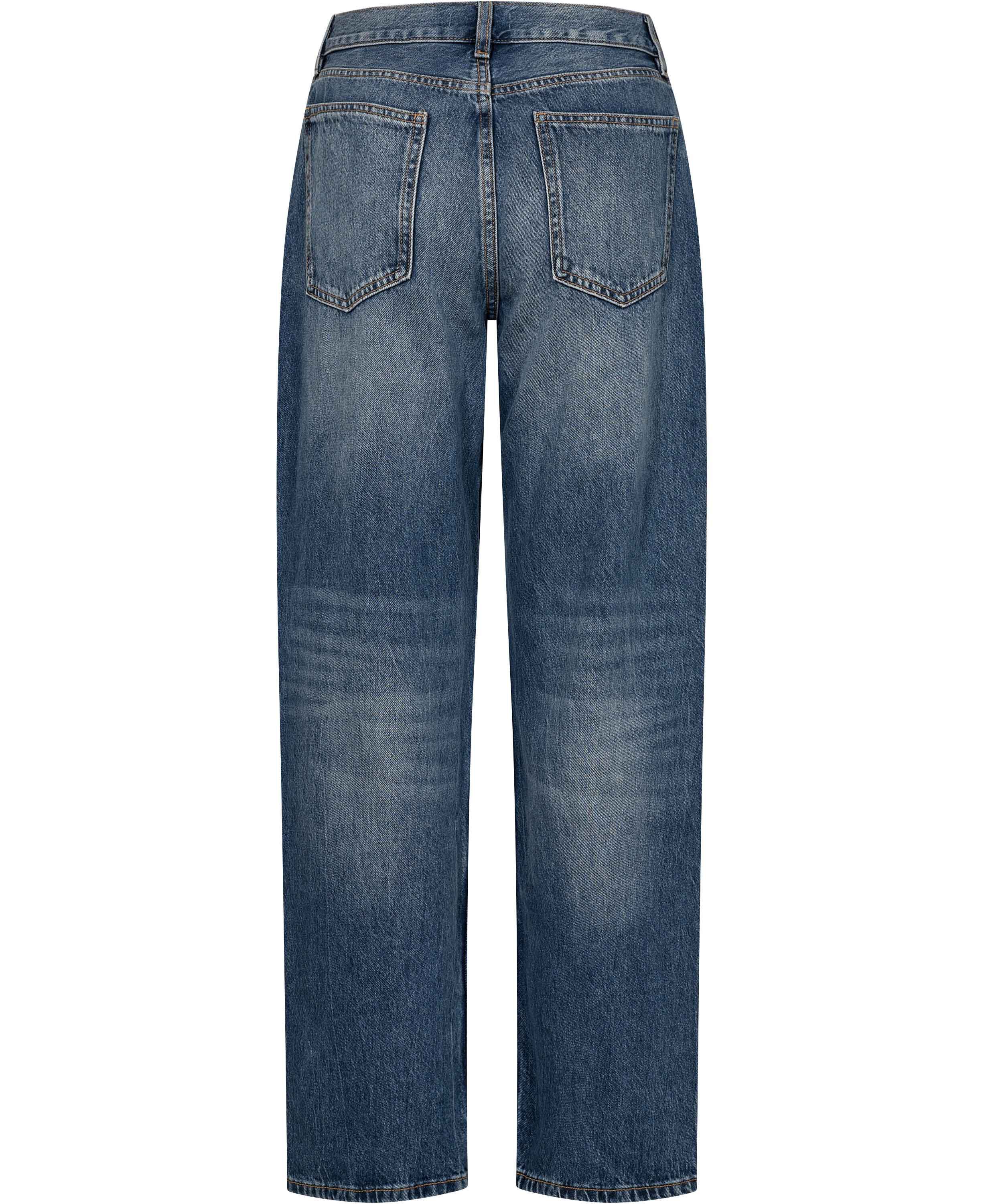 Straight low-waist jeans
