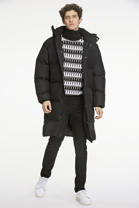 Recycled padded coat