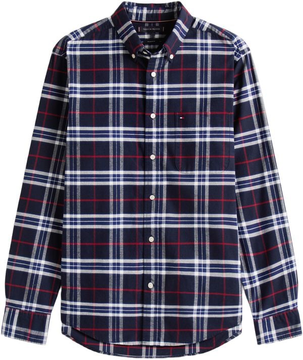 BRUSHED OXFORD CHECK RF SHIRT