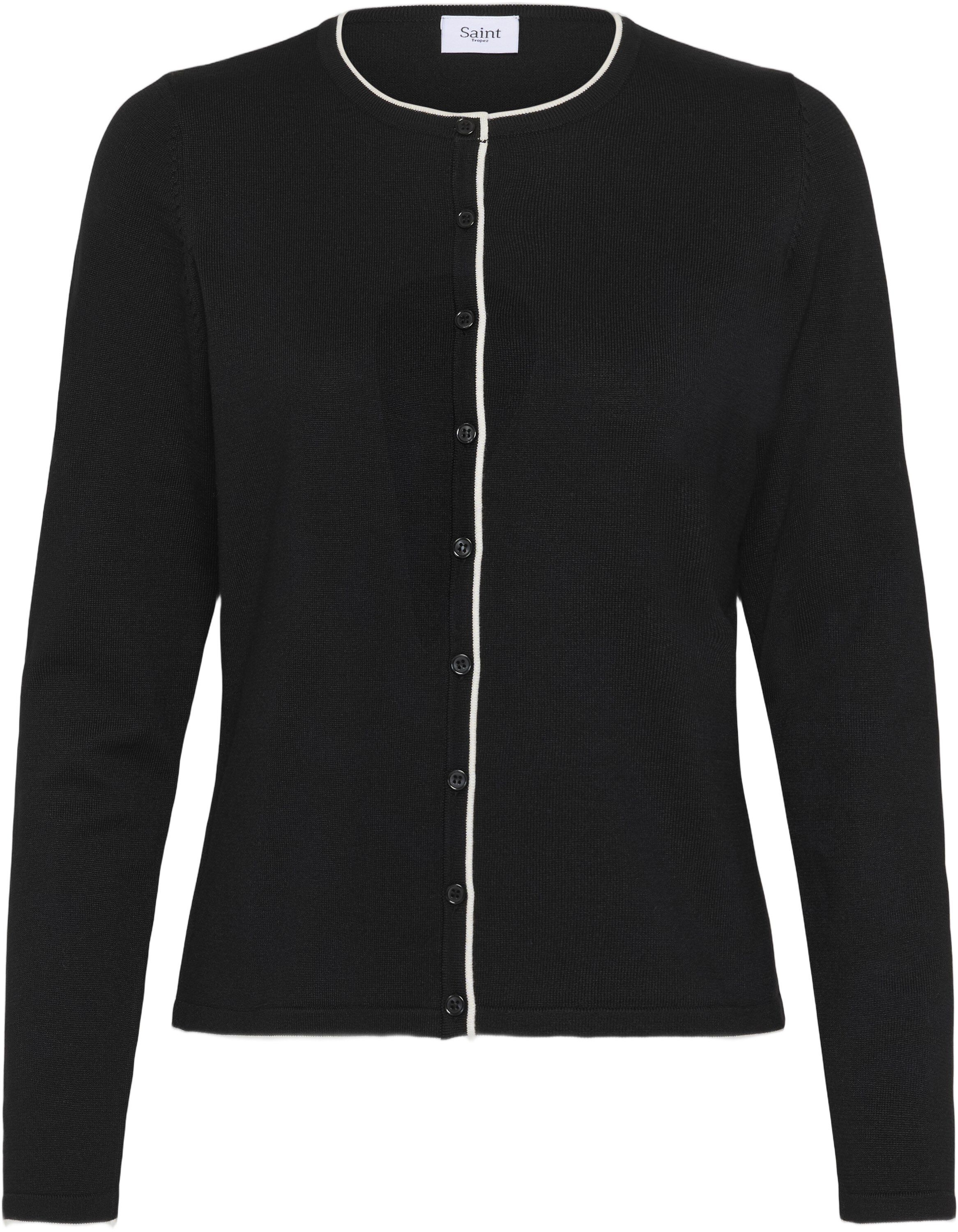 MilaSZ Contrast Stripe Cardigan