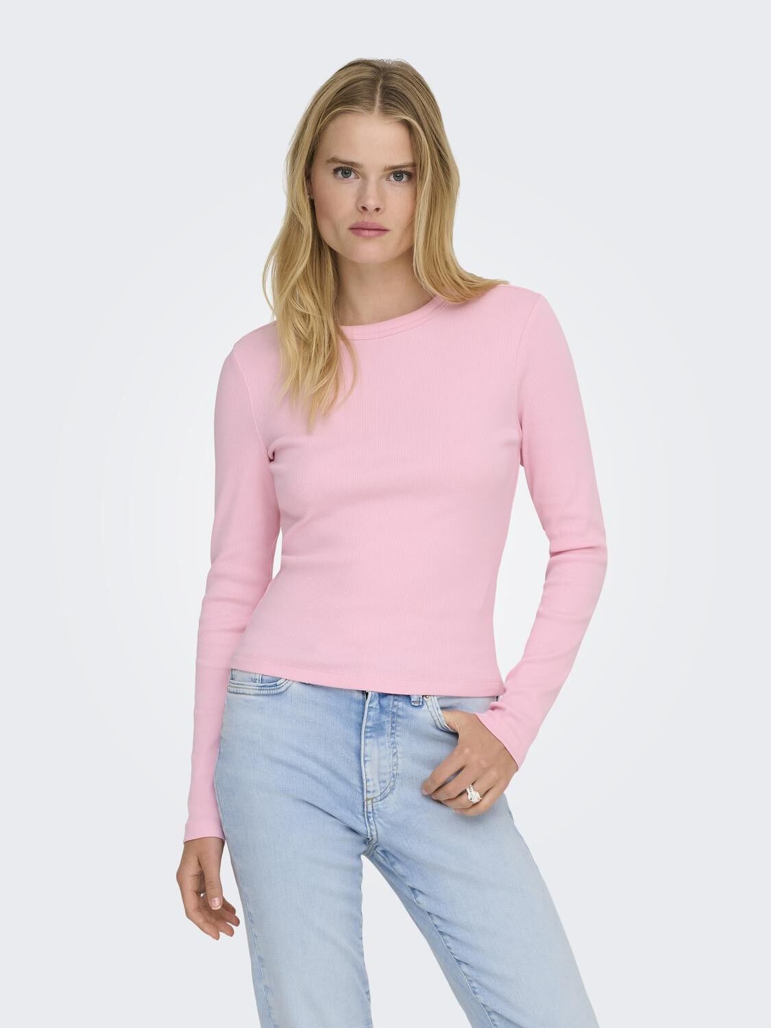 ONLVAL LIFE L/S O-NECK TOP JRS