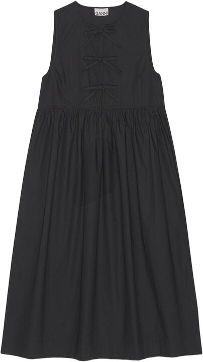 Cotton Poplin Midi Dress