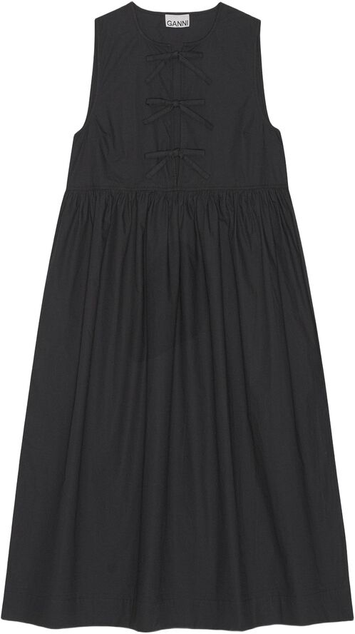 Cotton Poplin Midi Dress