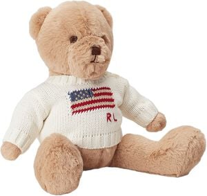 COMBED COTTON-FLAG BEAR-AC-PLU