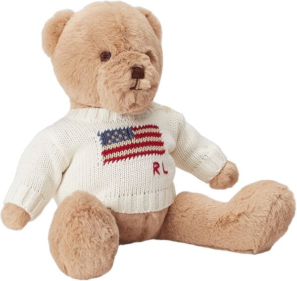 COMBED COTTON-FLAG BEAR-AC-PLU