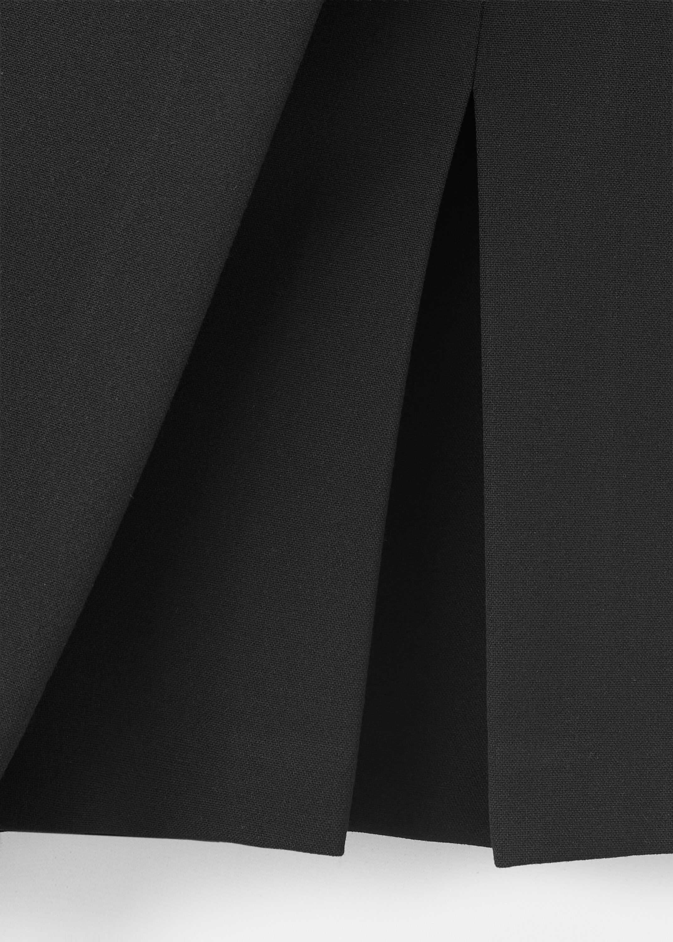 Skort with slit