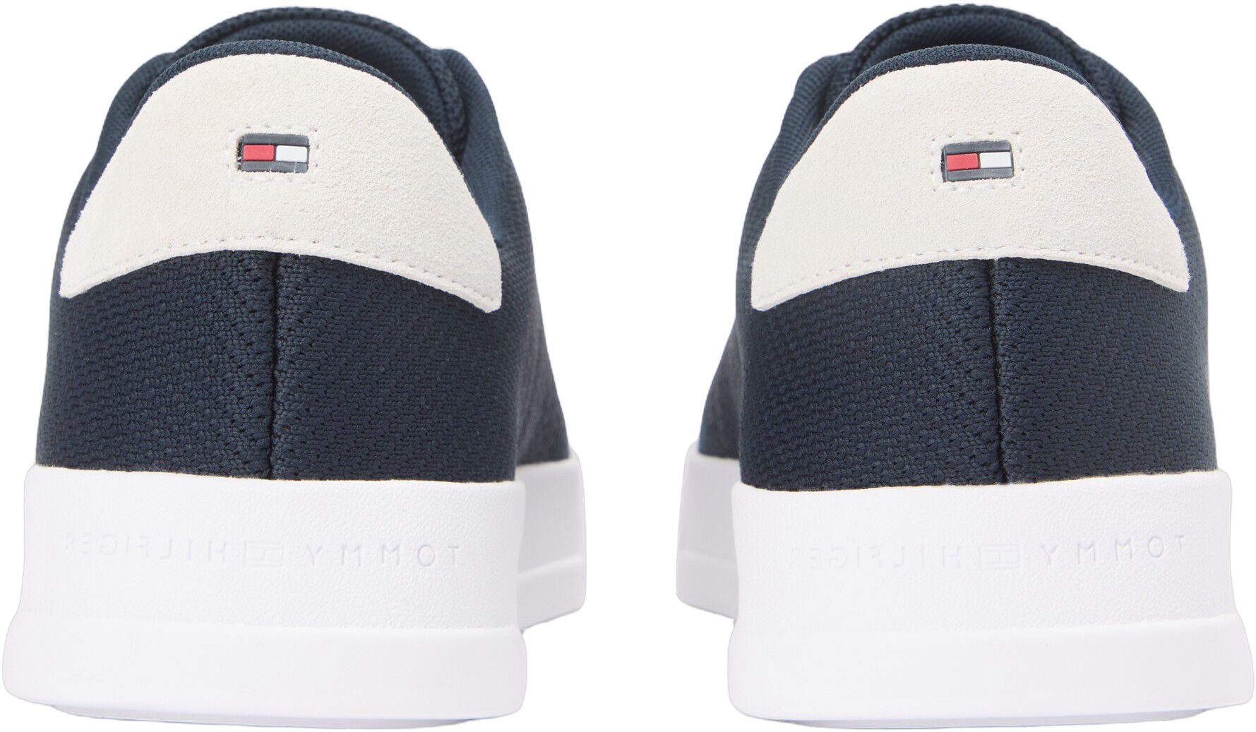 Logo Knit Court Trainers