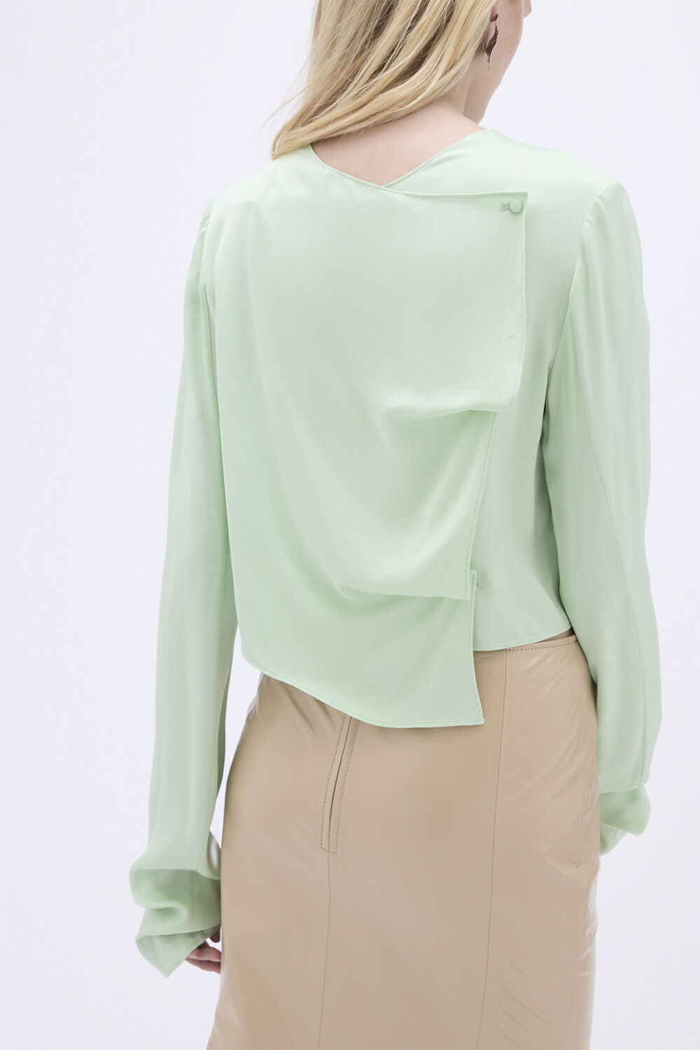 Draped Back Top