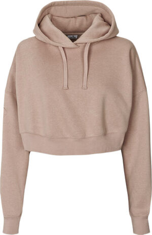 Oversized Crop hættetrøje