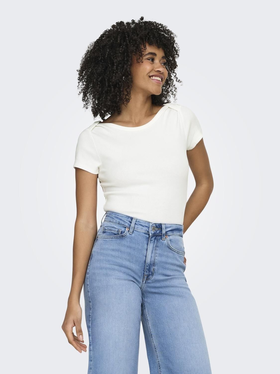 ONLFENJA S/S BOATNECK TOP JRS