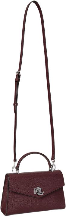 Crosshatch Leather Small Farrah Satchel