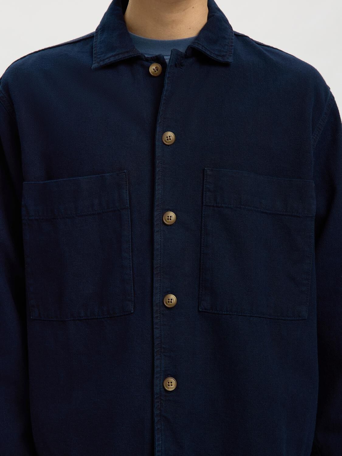 Slhrelaxed Paz Db 803 Denim Overshirt