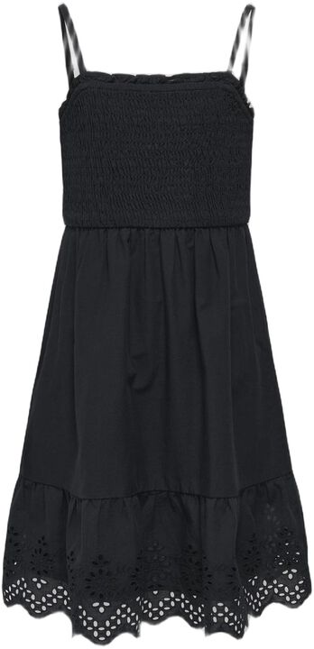 KOGLOU LIFE EMB SMOCK DRESS WVN