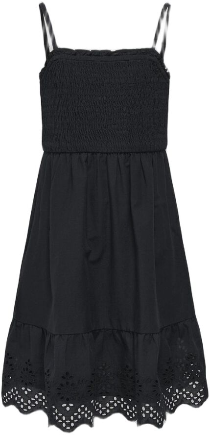 KOGLOU LIFE EMB SMOCK DRESS WVN