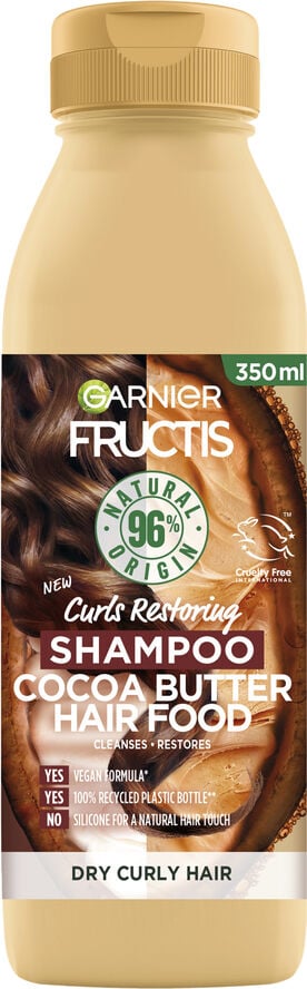 Fructis Hair Food Cocoa Butter Shampoo 350ml