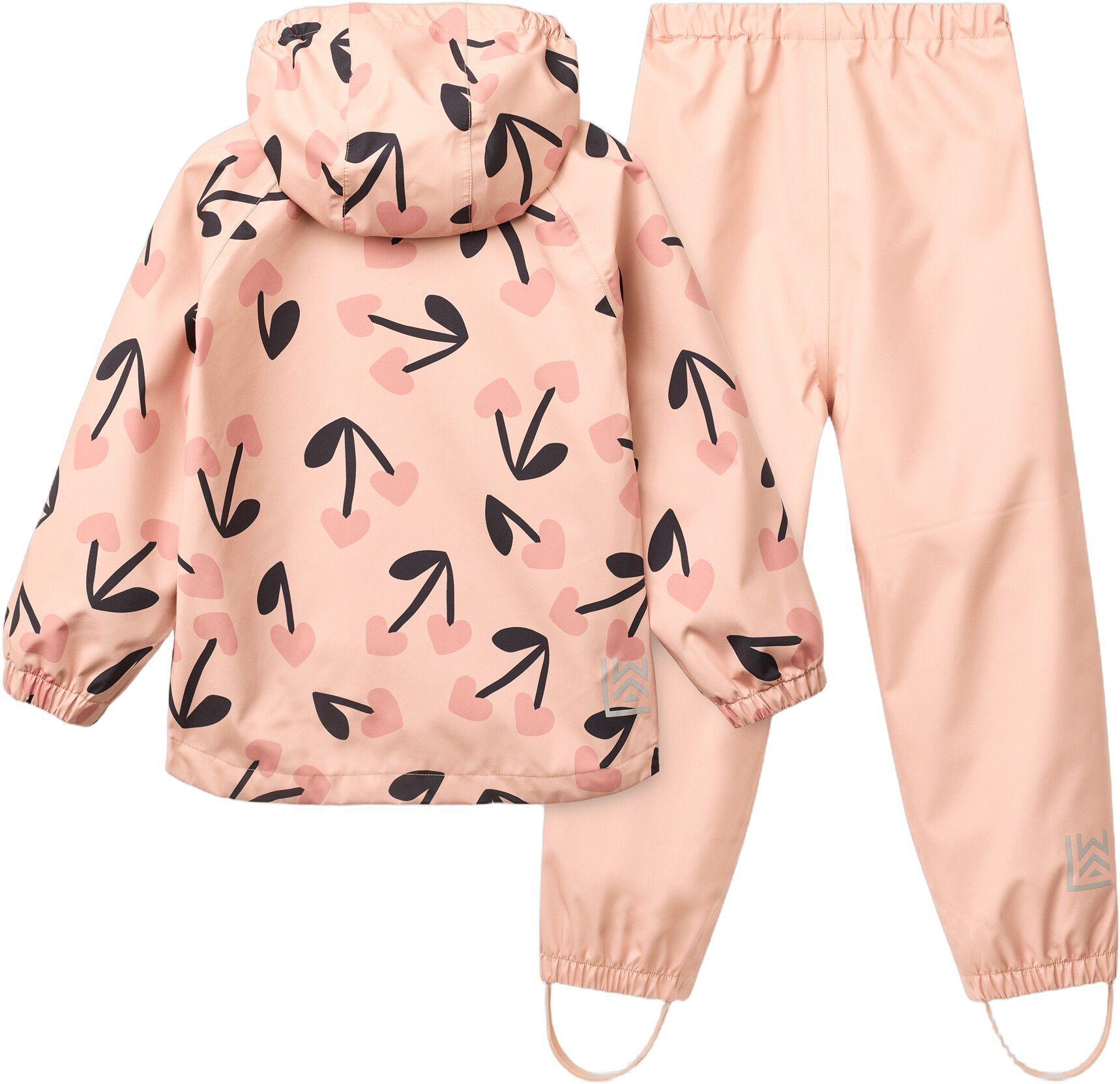 Pedia Rainwear Set Mini cherry hear