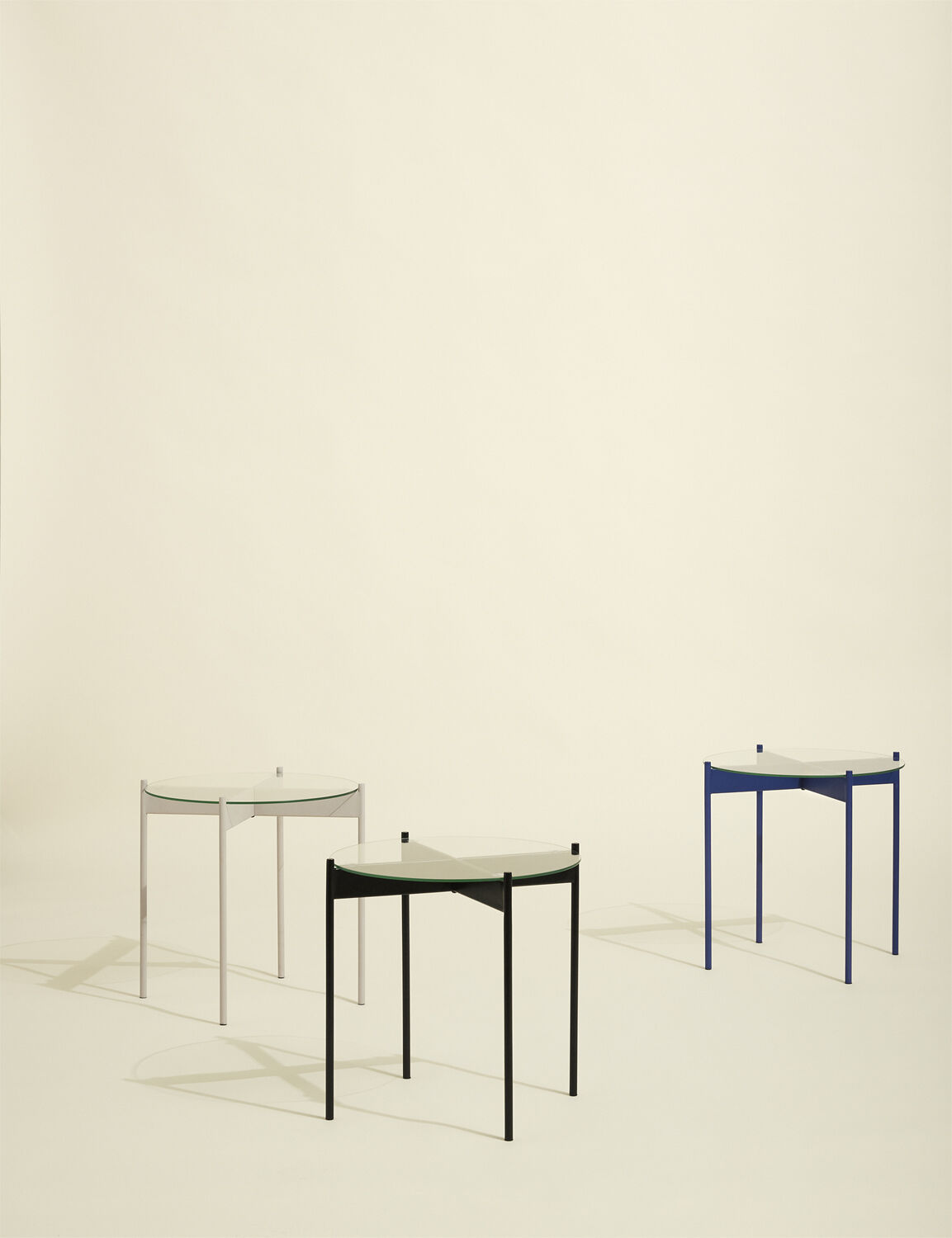 Beam Side Table Blue