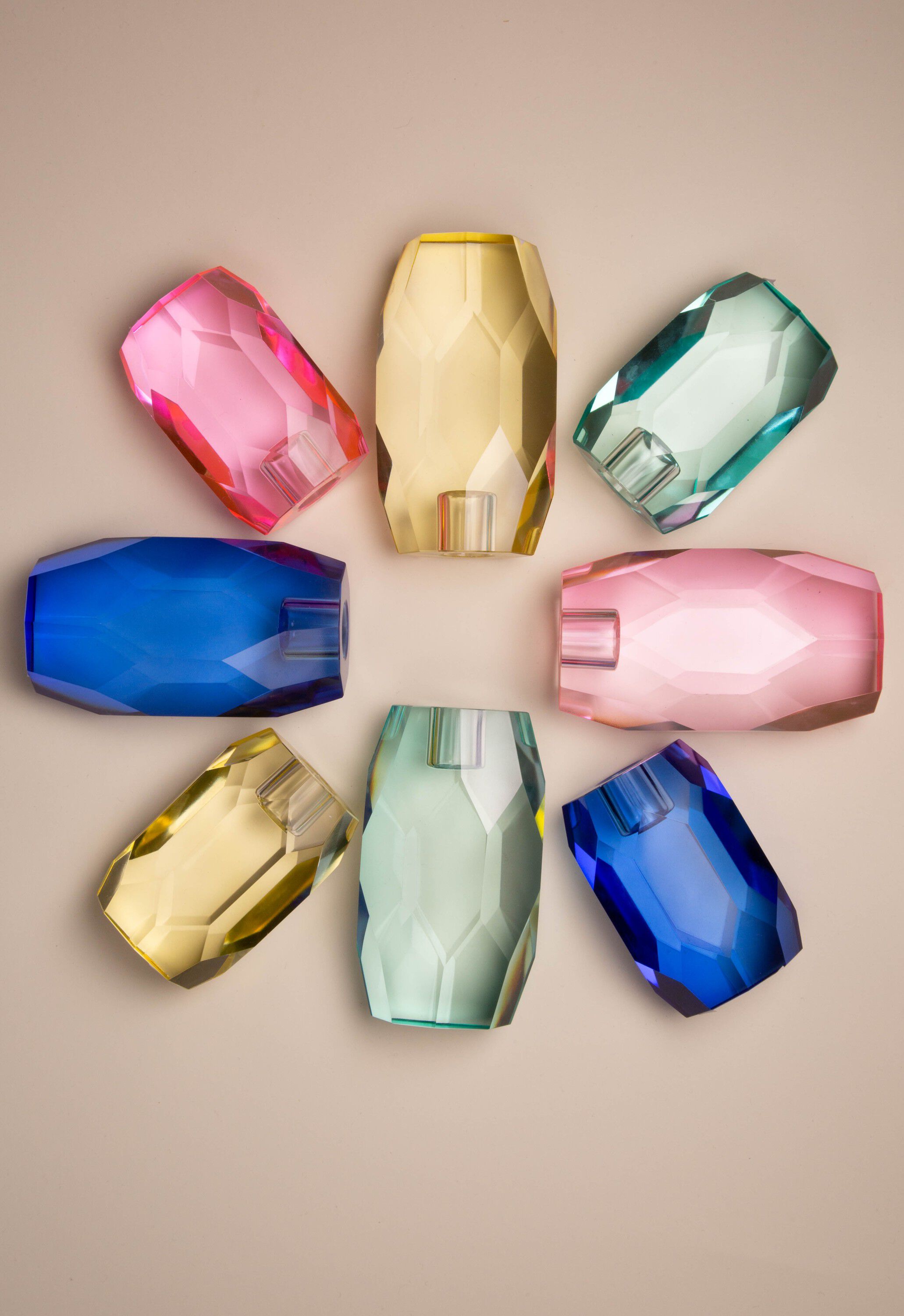 Krystal stage, sm&oslash;r, 12,5x5x7,5 cm