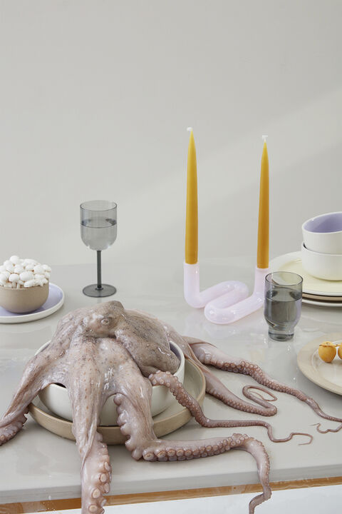 WATER GLASS, 2 PCS, TALL, SMOKE, 65110S