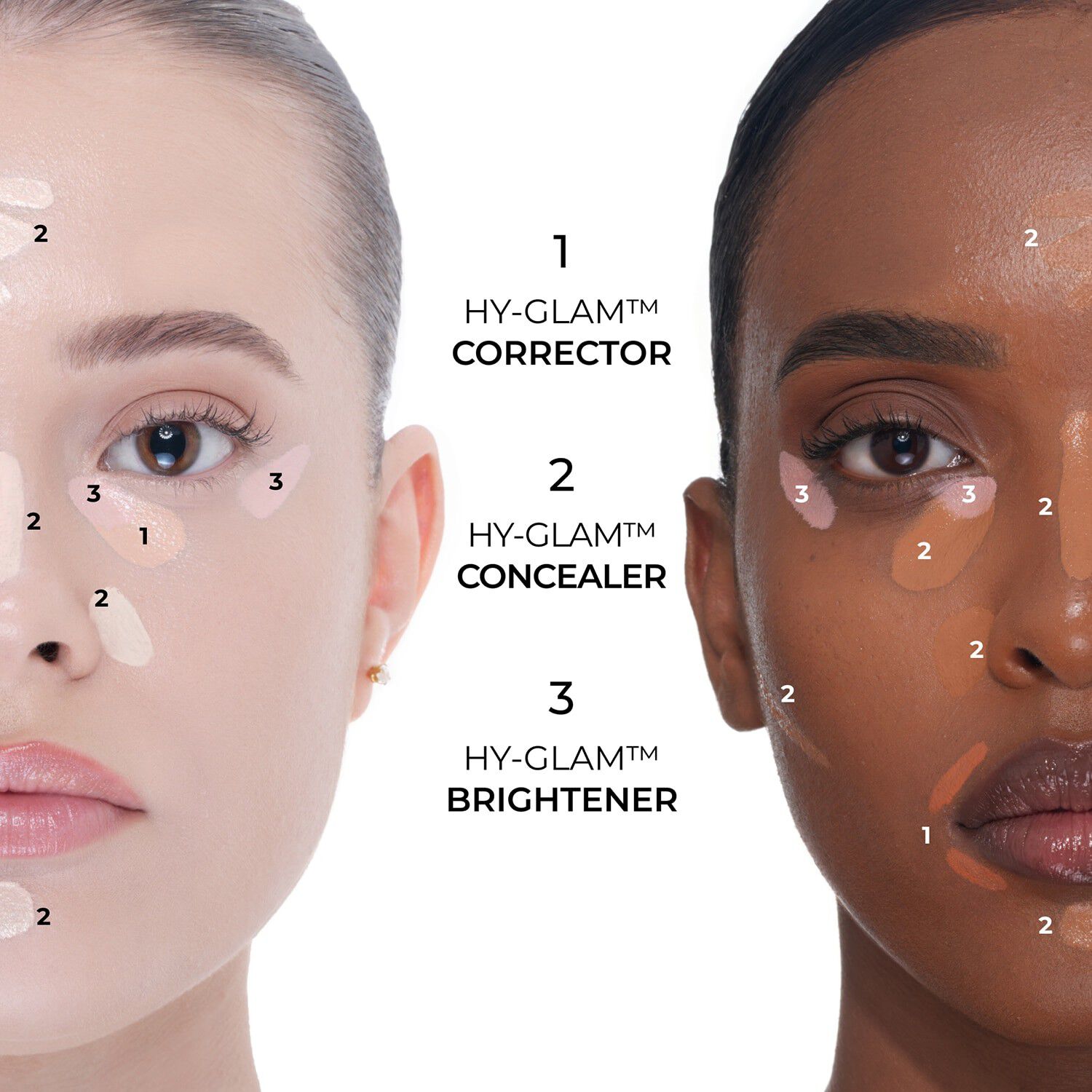 HY-GLAM Brightener - Fugtgivende, oplysende og lysnende serum mod m&oslash;rk