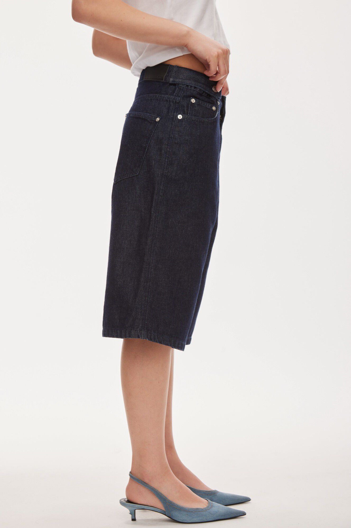 Idol denim shorts