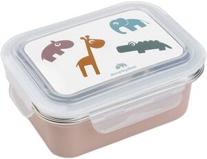Madkasse i rustfrit st&aring;l Deer friends Pudder