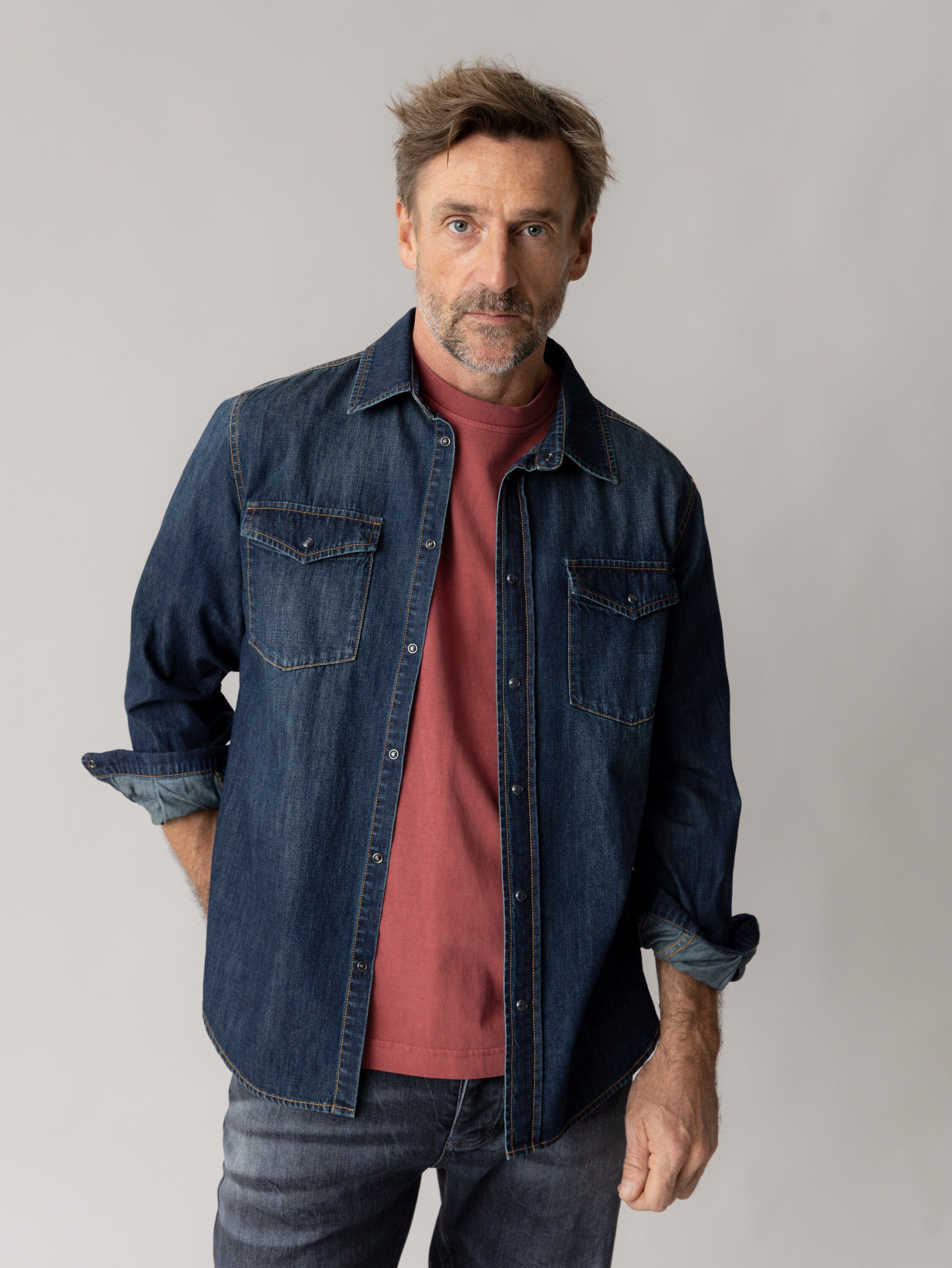 MMGDavid Snap Denim Shirt