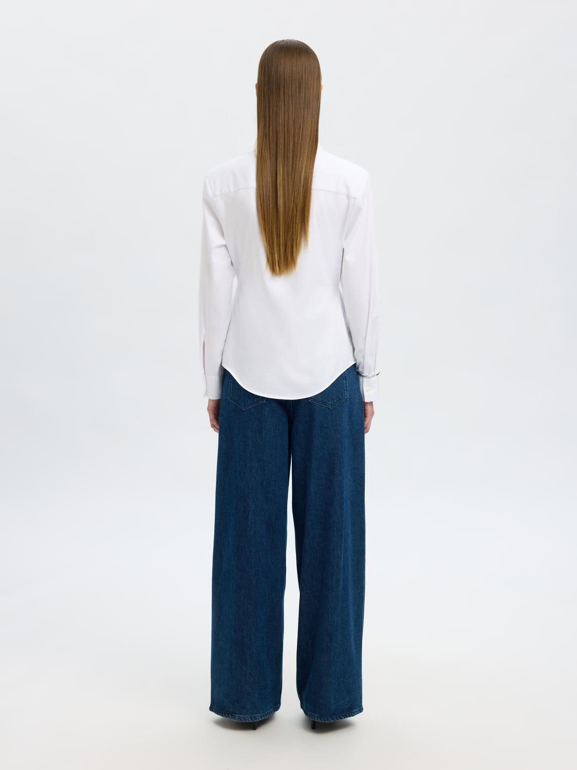 SLFNICOLINA SLIM LS SHIRT B