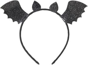 Diadem halloween glitter baty