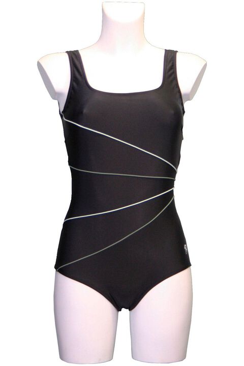 BADEDRAGT M/LAVT BEN, U-RYG OG