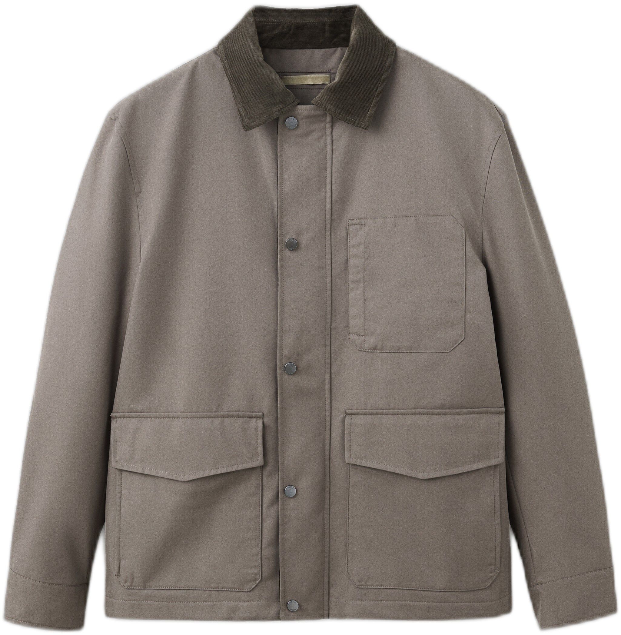 Water-repellent cotton blend jacket