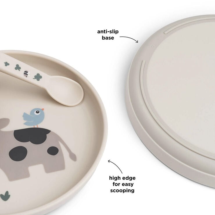 Foodie tallerken Tiny farm Sand