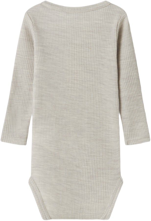 NBNWAX WOOL RIB LS BODY NOOS
