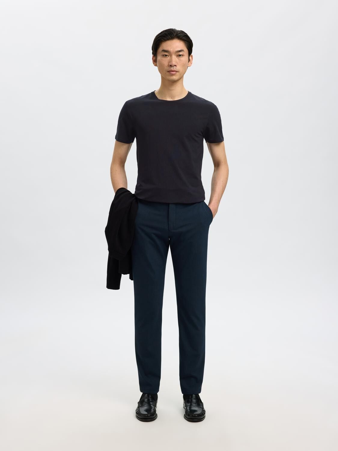 SLMNEWPIMA SS O-NECK TEE NOOS