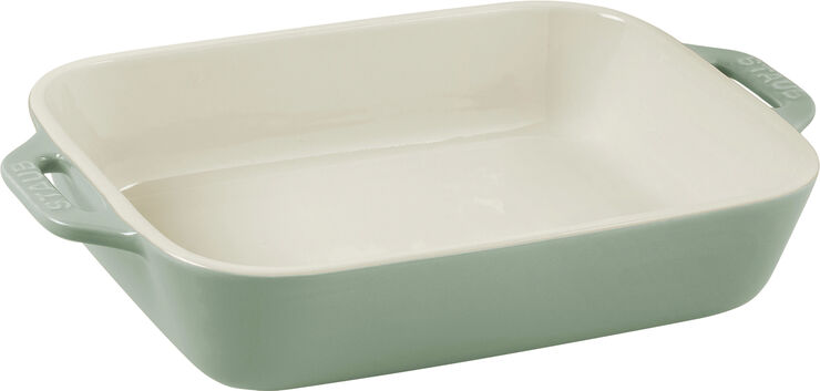 Ceramique Ovnfad sæt 2 Eukalyptus rekt